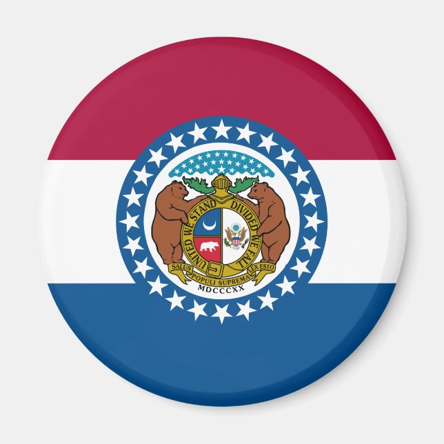 State Flag of Missouri Magnet (Front)
