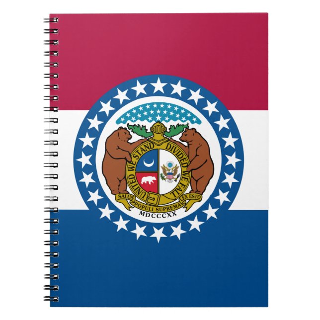 State Flag of Missouri Notebook (Front)