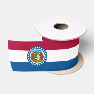 State Flag of Missouri Satin Ribbon