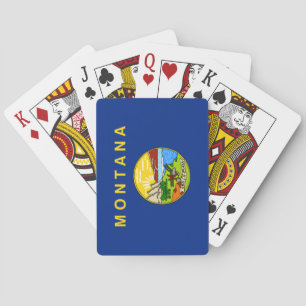 State Flag of Montana Playing Cards