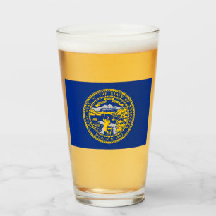 State Flag of Nebraska Glass