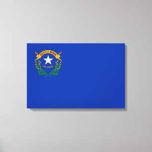 State Flag of Nevada Canvas Print