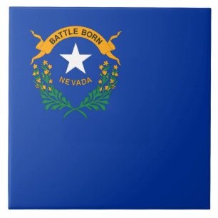 State Flag of Nevada Tile