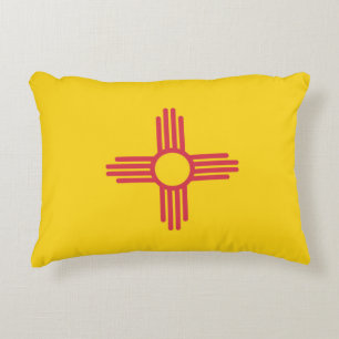 State Flag of New Mexico, USA Accent Pillow