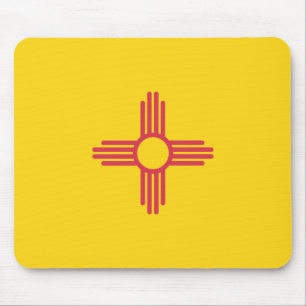 State Flag of New Mexico, USA Mouse Pad