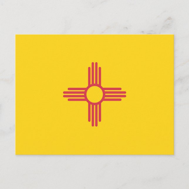 State Flag of New Mexico, USA Postcard (Front)