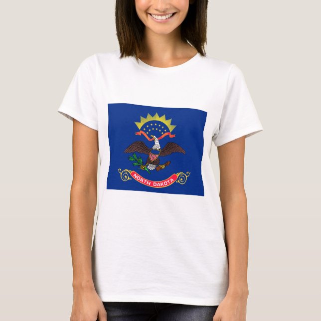 State Flag of North Dakota T-Shirt (Front)