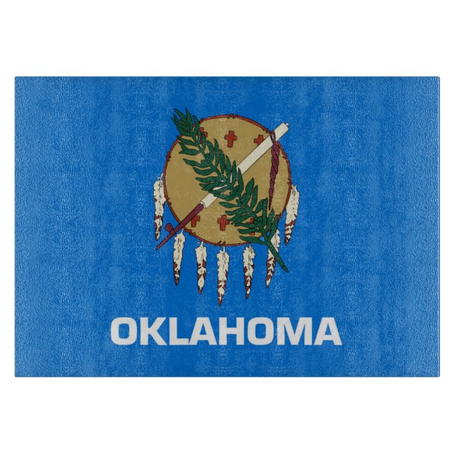 State Flag of Oklahoma, USA Cutting Board (Front)
