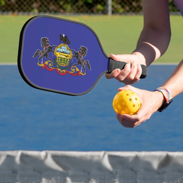 State Flag of Pennsylvania, USA Pickleball Paddle (Insitu)