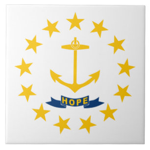 State Flag of Rhode Island Tile