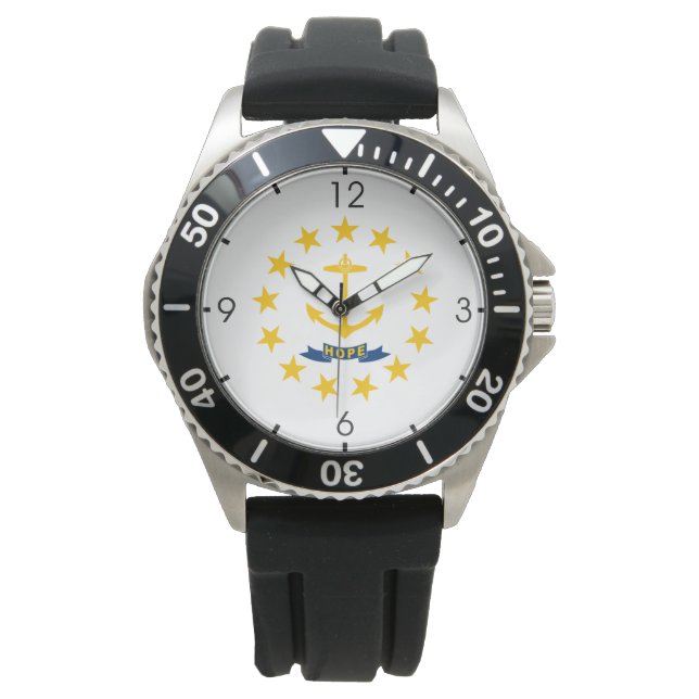 State Flag of Rhode Island Watch (Front)