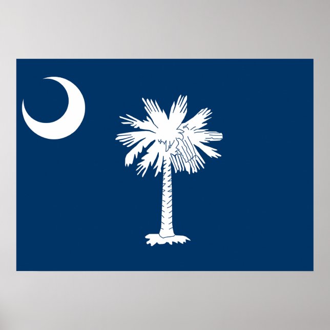State Flag of South Carolina Poster (Front)