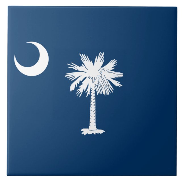 State Flag of South Carolina Tile (Front)