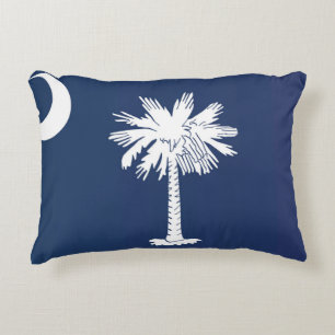 State Flag of South Carolina, USA Accent Pillow