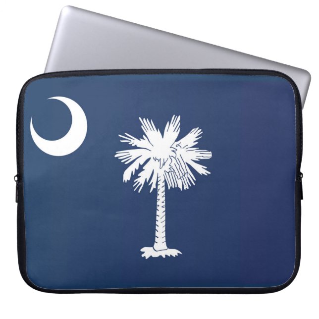 State Flag of South Carolina, USA Laptop Sleeve (Front)