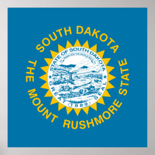 State Flag of South Dakota Poster