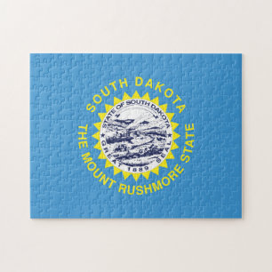 State Flag of South Dakota, USA Jigsaw Puzzle