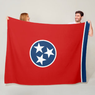 State Flag of Tennessee Fleece Blanket