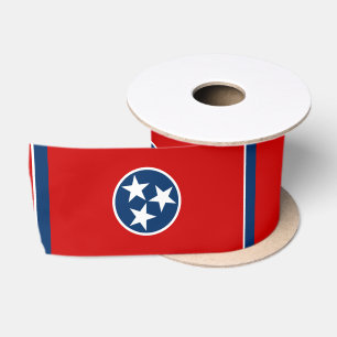 State Flag of Tennessee Satin Ribbon