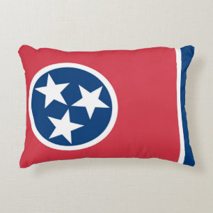 State Flag of Tennessee, USA Accent Pillow