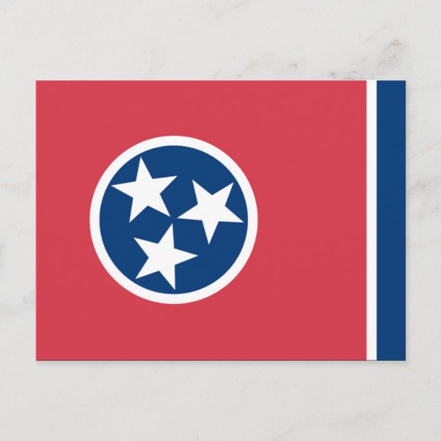 State Flag of Tennessee, USA Postcard (Front)