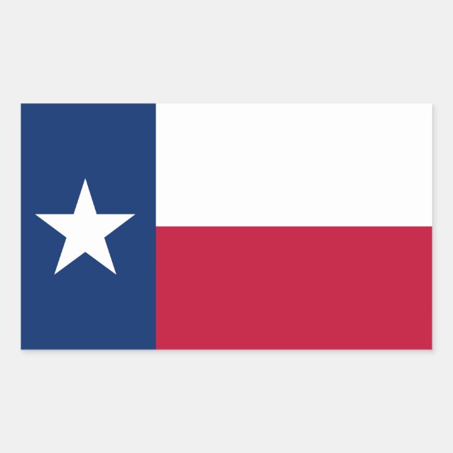 State Flag of Texas Sticker (Front)
