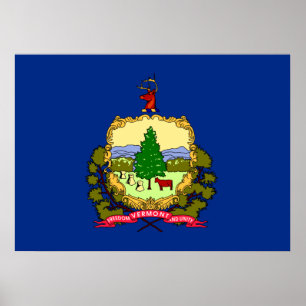 State Flag of Vermont Poster