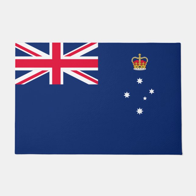State Flag of Victoria (Australia) Doormat (Front)