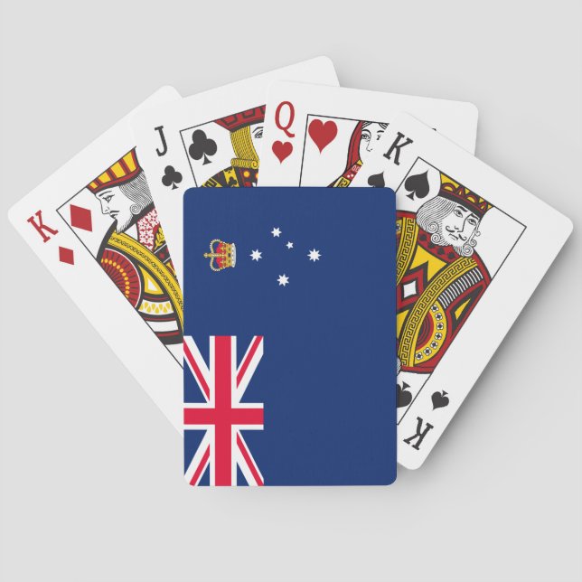 State Flag of Victoria (Australia) Playing Cards (Back)