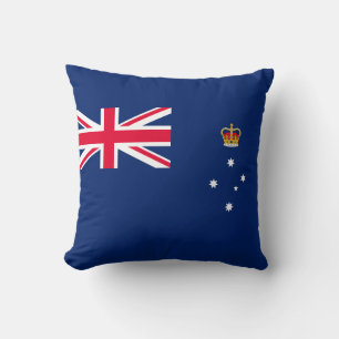 State Flag of Victoria (Australia) Throw Pillow