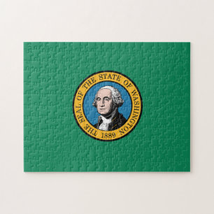 State Flag of Washington, USA Jigsaw Puzzle