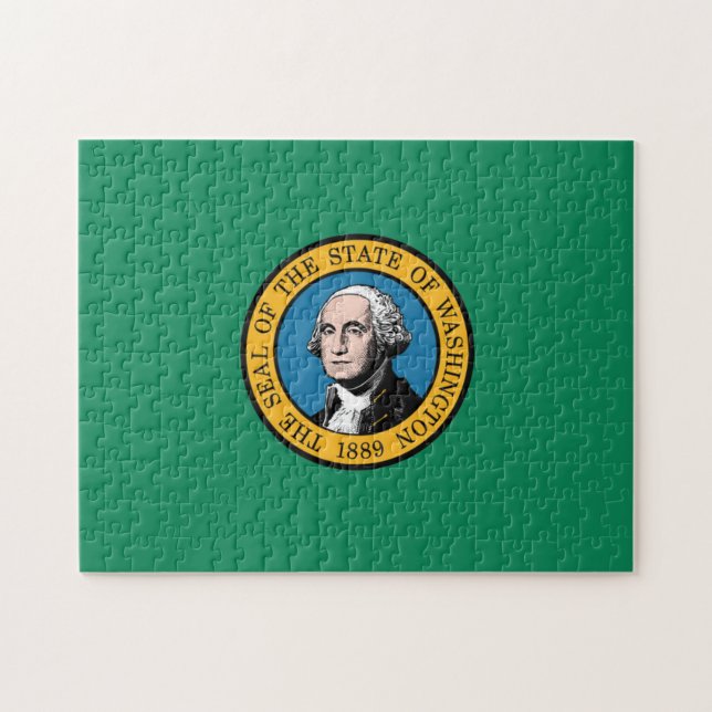 State Flag of Washington, USA Jigsaw Puzzle (Horizontal)