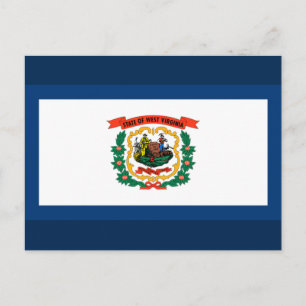 State Flag of West Virginia Postcard