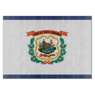 State Flag of West Virginia, USA Cutting Board