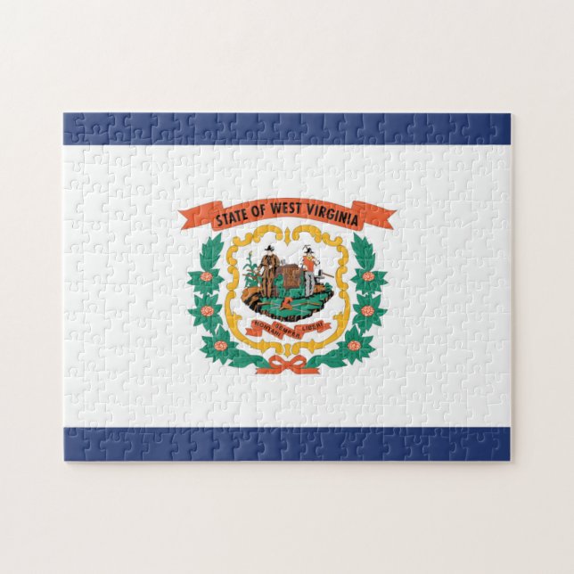 State Flag of West Virginia, USA Jigsaw Puzzle (Horizontal)