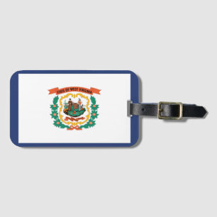 State Flag of West Virginia, USA Luggage Tag