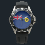 State Flag of Western Australia Watch<br><div class="desc">This design features the flag of Western Australia, which is a state occupying the western portion of Australia, excluding external territories. The state of Western Australia is bounded by the Indian Ocean to the north and west and the Southern Ocean to the south; it borders the state of South Australia...</div>