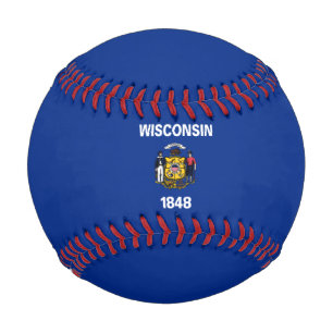 State Flag of Wisconsin Baseball