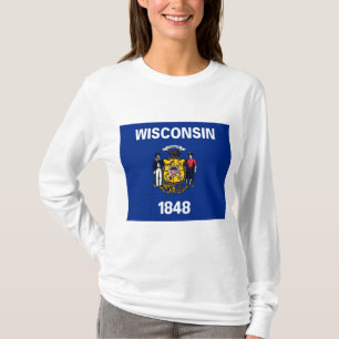 State Flag of Wisconsin T-Shirt