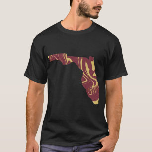 State Florida Garnet and Gold    T-Shirt