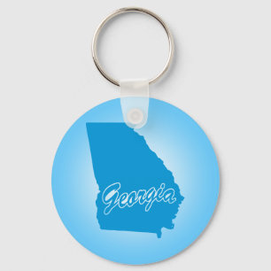 State Georgia Keychain