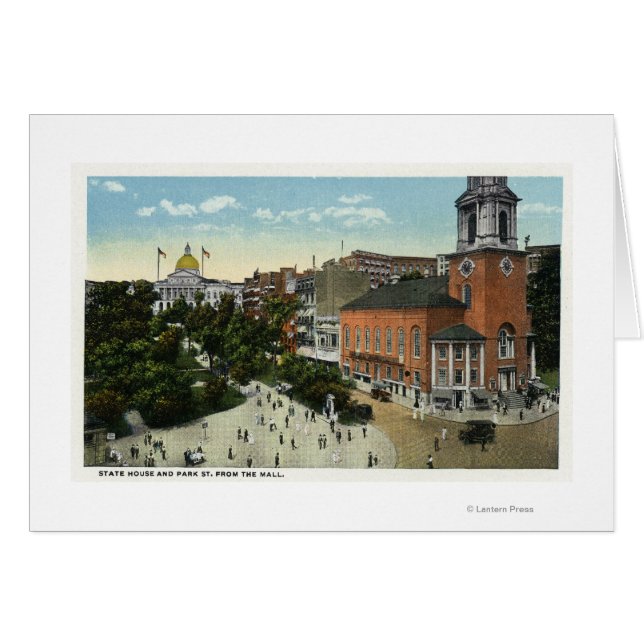 State House et Park Street Vue du centre commercia (Devant horizontal)