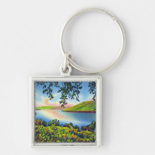 State Hwy View of Bluff Point Keychain