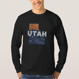 State Landmarks Scenic Utah T-Shirt
