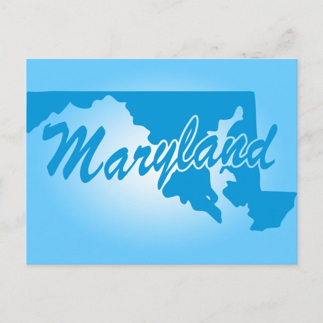 State Maryland Postcard (Front)