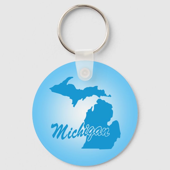 State Michigan Keychain (Front)
