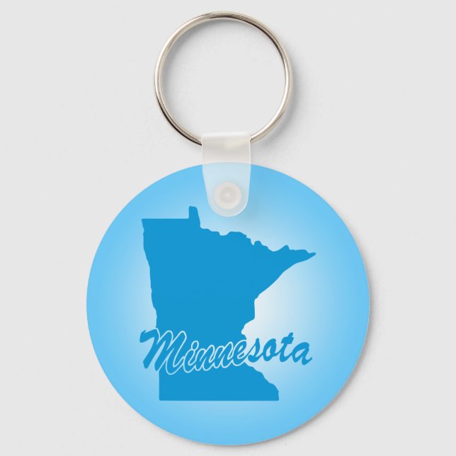 State Minnesota Keychain (Front)