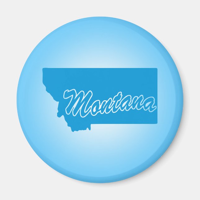 State Montana Magnet (Front)