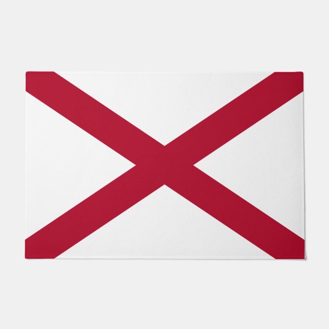 State of Alabama Flag Doormat (Front)