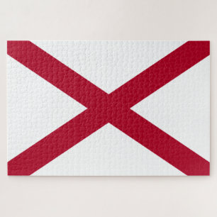 State of Alabama Flag Jigsaw Puzzle